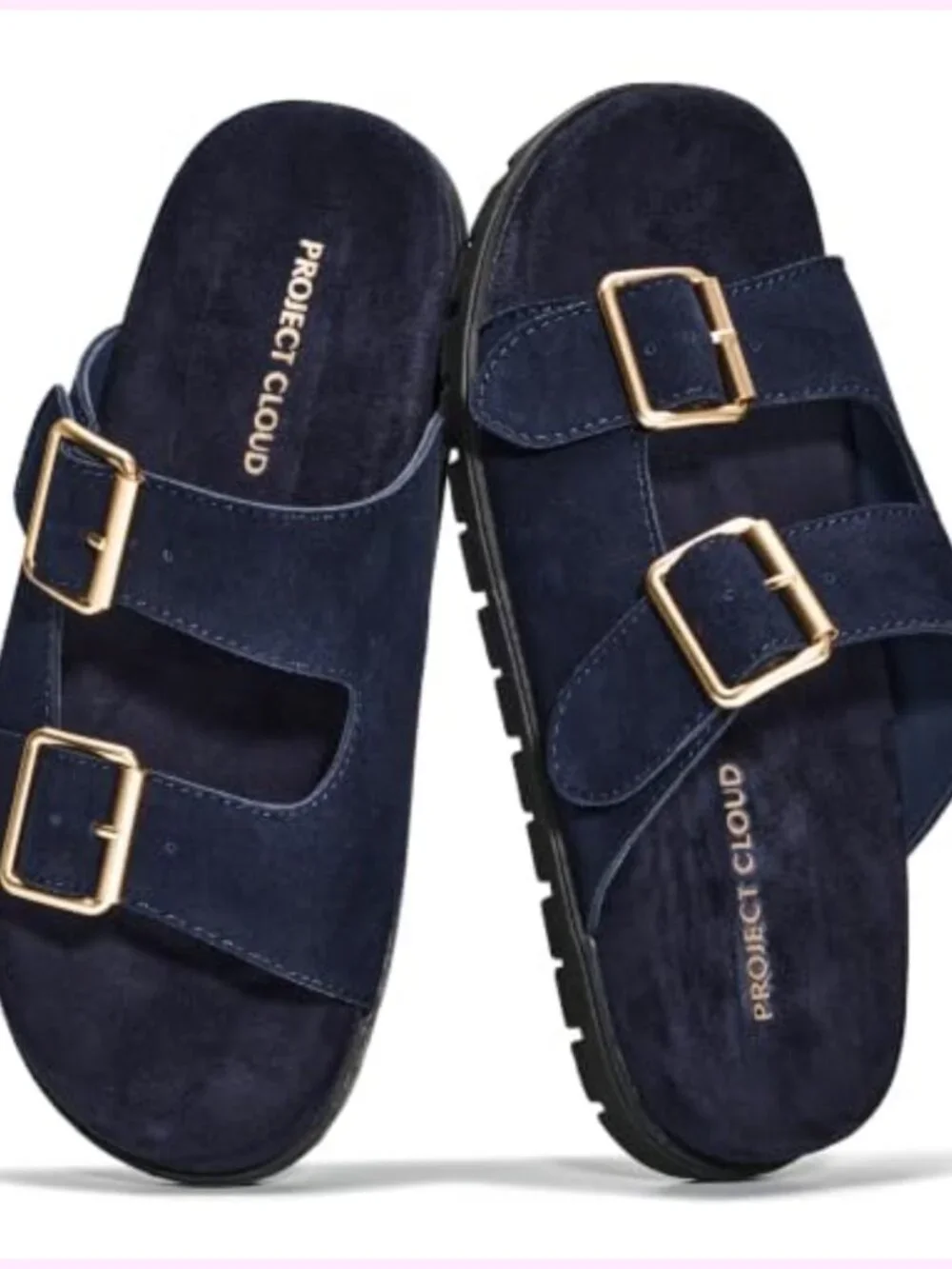 Genuine Leather Women's Sandals - Comfortable Plush Insole, Non-Slip Flat